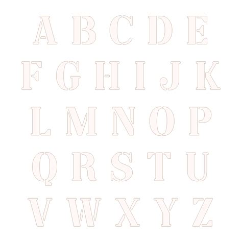 10 Best Big Printable Cut Out Letters Printableecom 8 Best Images Of