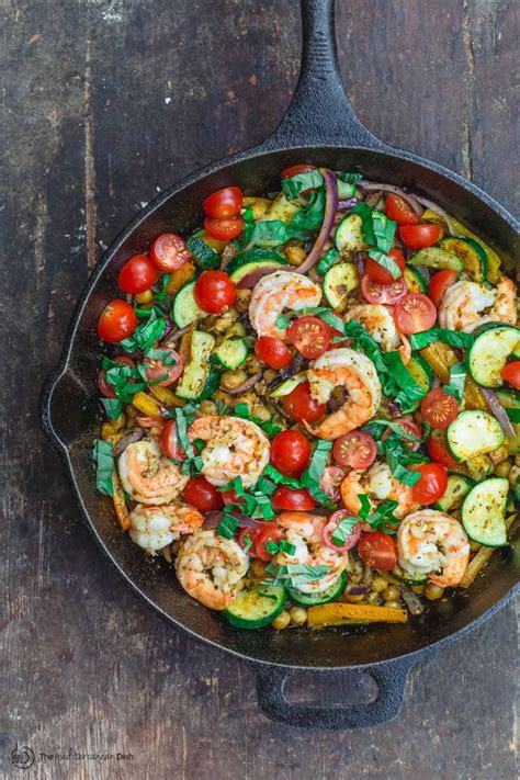 Youll Love This 20 Minute Mediterranean Sauteed Shrimp And Vegetables