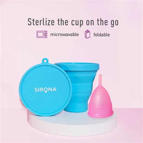 Menstrual Cup Sterilizing Container Microwave Offer Price Sirona