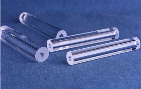 Optical Fused Silica Quartz Tube Sio2 Crystal Material With Customized