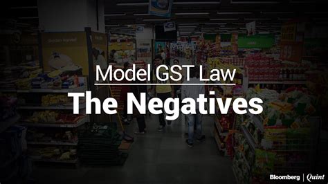 Model Gst Law Negative Impact On Business Youtube