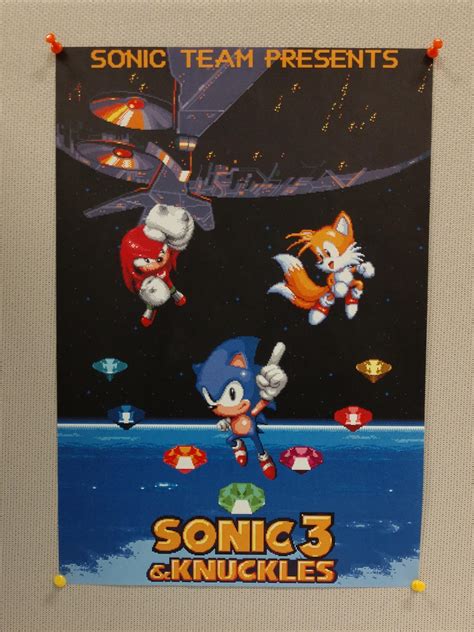 I Made This Poster Using Just Sprites From Sonic 3 And Knuckles And Its