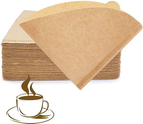 Cone Coffee Filters Natural Unbleached Drip Coffee Maker Disposable