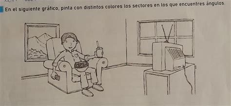 En El Siguiente Gr Fico Pinta Con Distintos Colores Los Sectores En Los