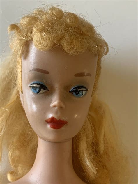 Vintage 4 Blonde Ponytail Barbie Doll Ebay In 2021 Blonde Ponytail