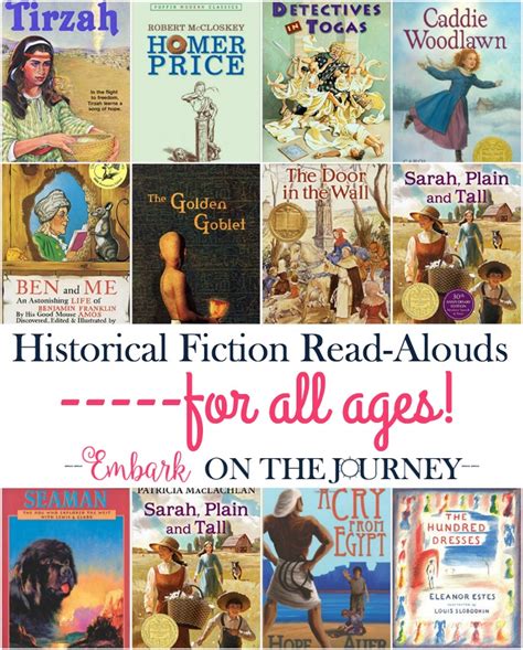 18 Historical Fiction Read Alouds Homeschool Books History Lessons