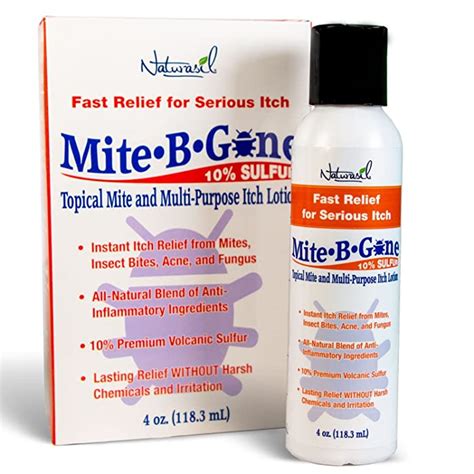 Buy Mite B Gone 10 Sulfur Lotion Itch Relief Itch Relief For Insect