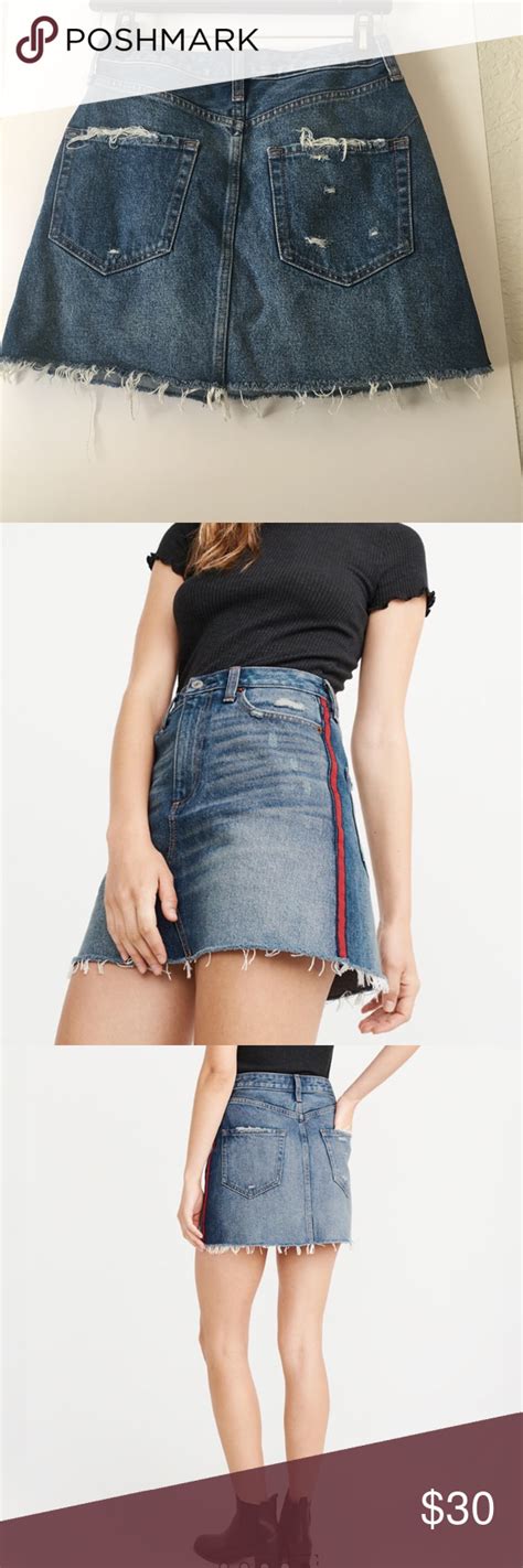 abercrombie and fitch denim skirt fashion clothes design fashion trends