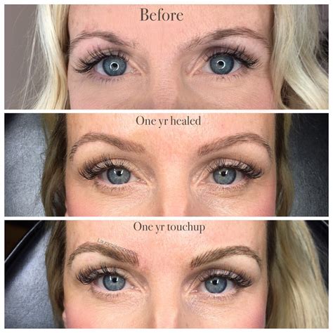 Microbladed Eyebrows Before After Healing My XXX Hot Girl