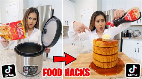 we tasted viral tiktok cooking life hacks this can t be real youtube
