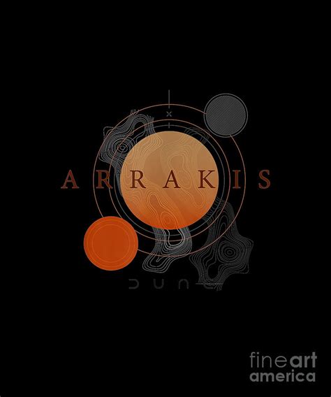 Dune Arrakis Planet Logo Digital Art By Bui Chinh