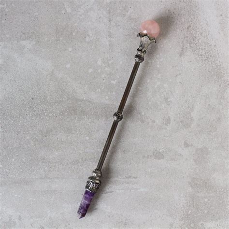 Craft a sparkling magic wand and let your child pretend she's a fairy, wizard, or magician! Amethyst Fairy Magic Wand | Witch wand, Wands, Fairy wands