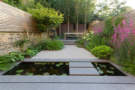 In short, the zen garden is a representation of the natural world, one in which ponds or streams are often replaced with rock formations, white sand, moss and pruned trees, the wilderness tamed. 65 Philosophic Zen Garden Designs - DigsDigs