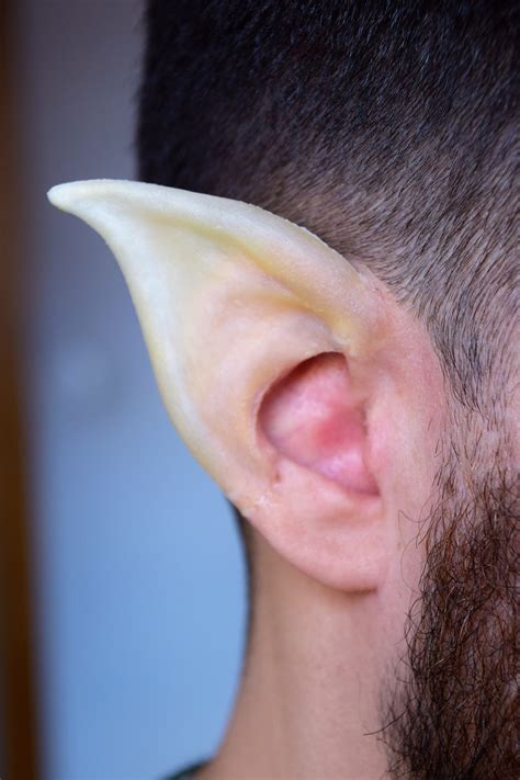 Long Elf Ears Latex Prosthetic Elf Ear Tips Fantasy Costume Etsy Uk