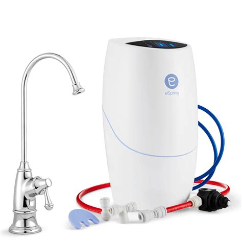 espring™ uv water purifier below counter model with designer faucet kit water treatment amway