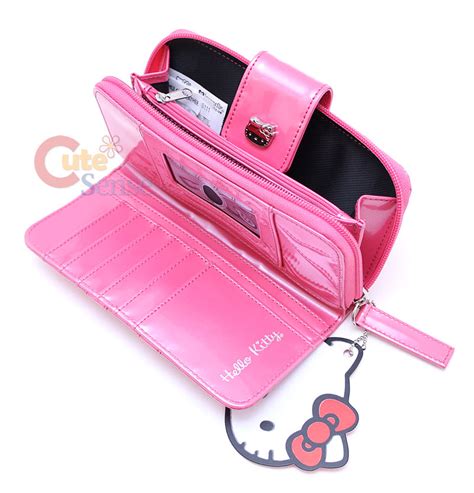 Sanrio Hello Kitty Embossed Wallet Light Princess Pink Ebay