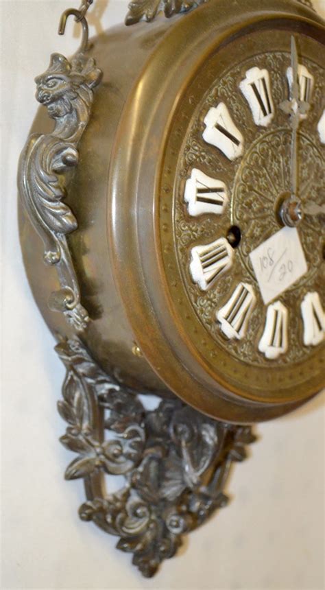 Sold Price: Antique New Haven "Chatelaine" 15 Day Wall Clock, Circa