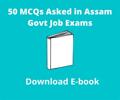 Important MCQs For Assam Government Job Exams PDF MCQs With Solutions