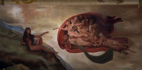 The creation of adam is located in the middle of the ceiling, at the focal point of the viewer. The Creation of Adam | References in Ariana Grande's "God ...