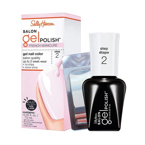 sally hansen gel polish 110 french manicure nail polish life
