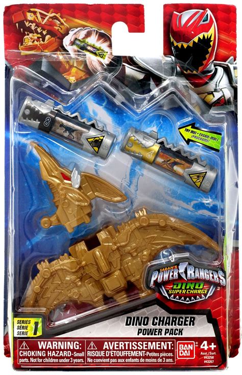 Power Rangers Dino Super Charge Series 1 Gold Dino Charger Power Pack