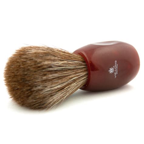 Vie Long Peleon Horse Hair Red Handle Shaving Brush Shaving Style