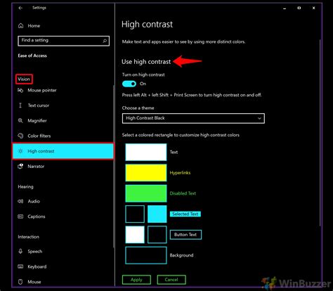 Every Windows 10 Ease Of Access Accessibility Setting Explained Winbuzzer