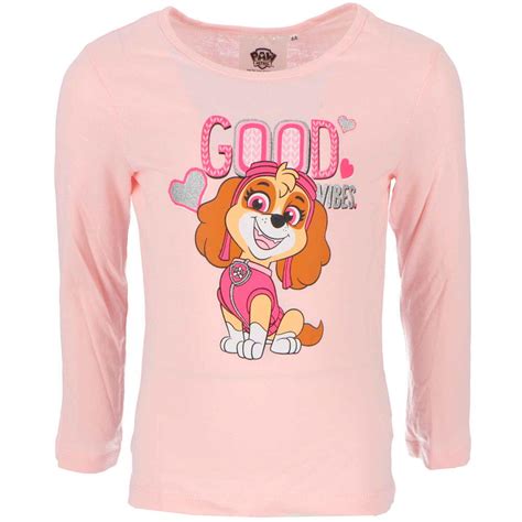 Paw Patrol T Shirt Langærmet Good Vibes