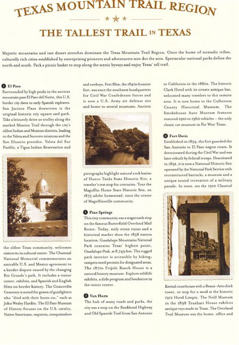 Fort Tours Mountain Trail Brochure