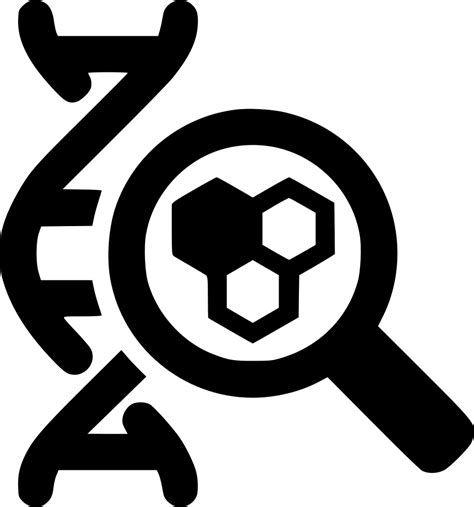 Magnifying Glass Dna Cell Svg Png Icon Free Download 535080