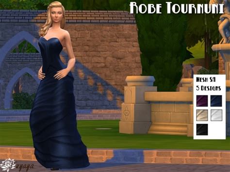 Tournuni Dress By Fuyaya At Sims Artists Sims 4 Updates
