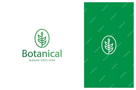 Premium Vector Flower Leaf Organic Botanical Logo Design
