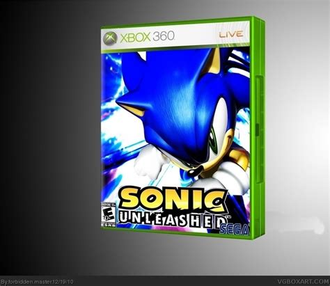 Sonic Unleashed Xbox 360 Box Art Cover By Forbidden Master