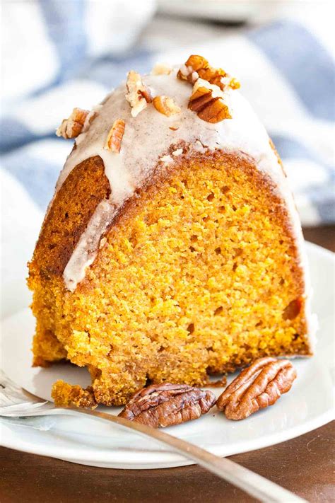 Pumpkin Bundt Cake With Maple Glaze Plated Cravings