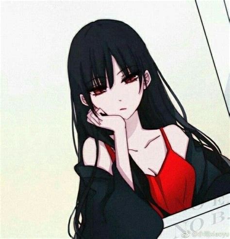 Aesthetic Black Hair Anime Girl Pfp Anime Girl