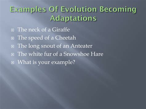 Ppt Unit Four Evolution Natural Selection And Adaptation Powerpoint