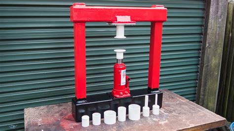 Homemade Hydraulic Press With Tool Attachments Youtube