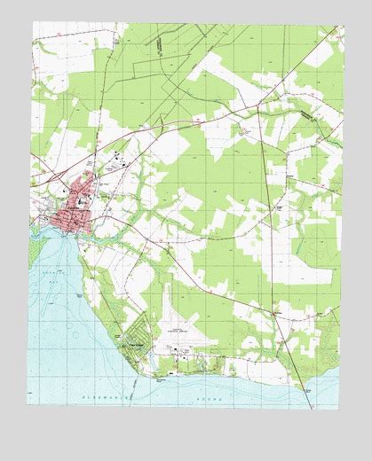 Edenton Nc Topographic Map Topoquest