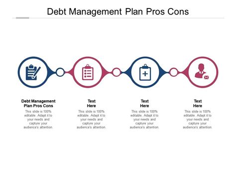 Debt Management Plan Pros Cons Ppt Powerpoint Presentation Layouts Gridlines Cpb Powerpoint