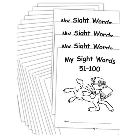 100 Sight Word Mini Books Activity Book Grades K 2 Sc 0439387809