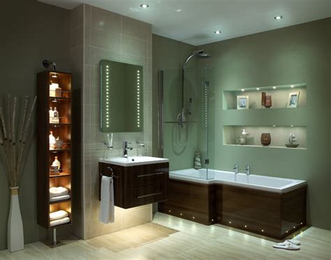 Warm White Led Bathroom Lighting Scheme Traditional Bathroom
