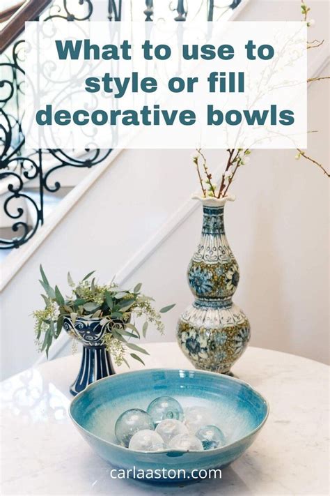 What To Use To Style Or Fill Decorative Bowls — Designed Glass Bowl Decor Decorative Bowls