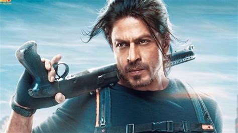 shah rukh khan is ready to fight with his shot gun in this new poster of pathaan