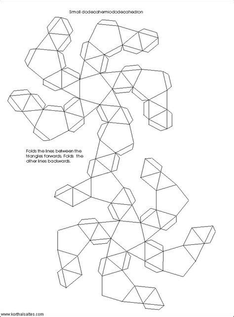 1000+ images about 3D Geometric box templates on Pinterest | Paper