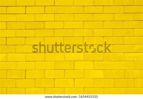 Yellow Brick Wallpaper Backgroundpattern Wall Building Stock Photo