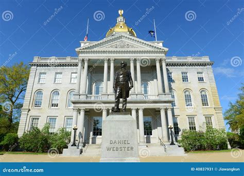 New Hampshire State House Concord Nh Usa Stock Image Image Of