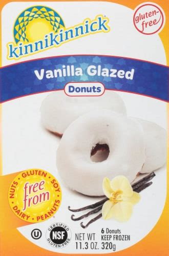 Kinnikinnick Vanilla Glazed Donuts 6 Count 113 Oz City Market
