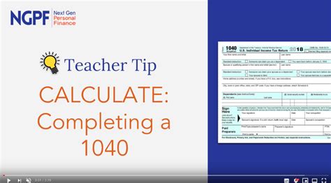 Both should be answered separately! Teacher Tip -- CALCULATE: Completing a 1040 - Blog