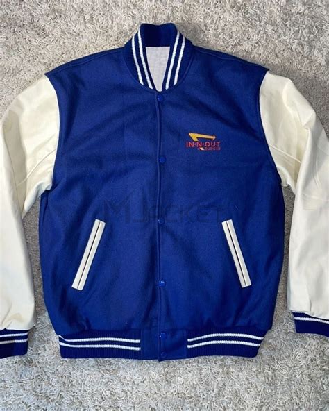 Get The Stylish Burger In N Out Letterman Jacket At