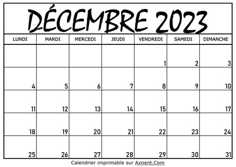 Calendrier Décembre 2023 à Imprimer Time Management Tools By Axnent